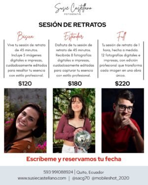 Sesión retratos. Por Susie Castellano-Fotografía