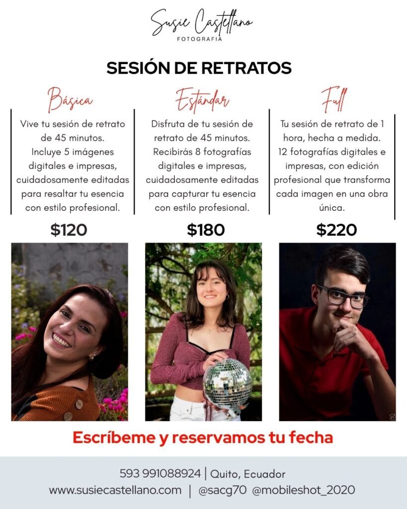 Sesión retratos. Por Susie Castellano-Fotografía